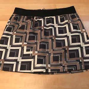Banana republic patterned skirt. Size 0